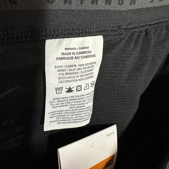 Nike Dri-FIT Stride Run Division 5 Inch Brief-Lined Shorts Black Men's XXL NWT - Picture 11 of 16